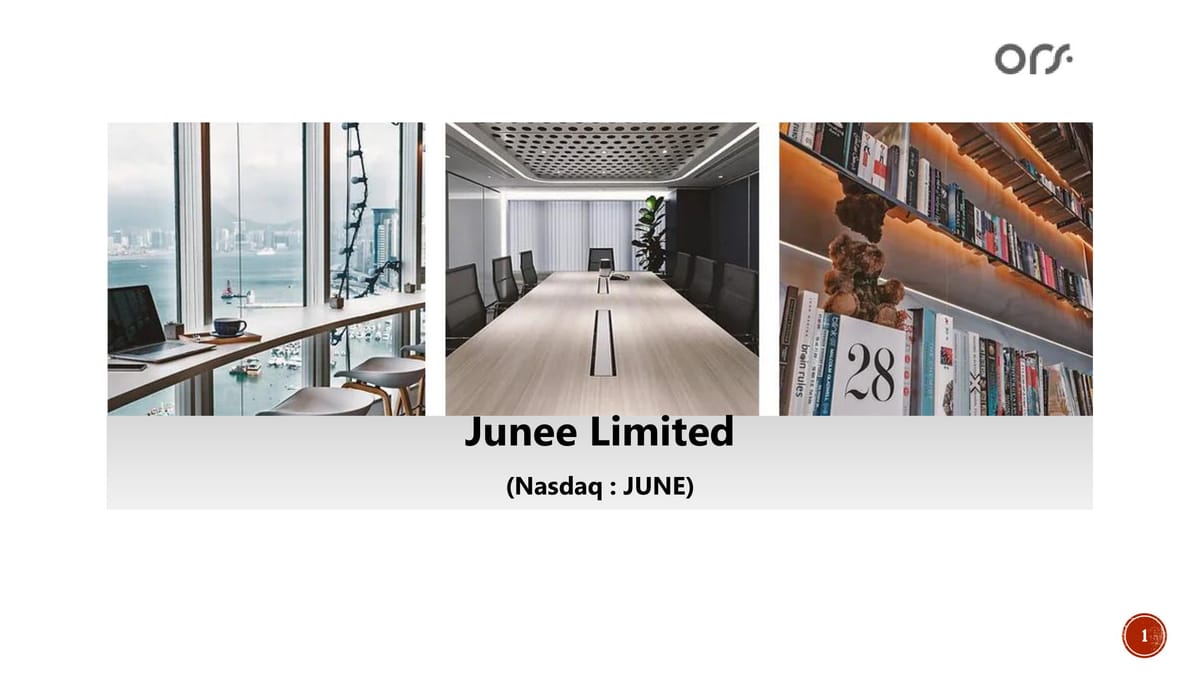 Junee (JUNE) IPO deck